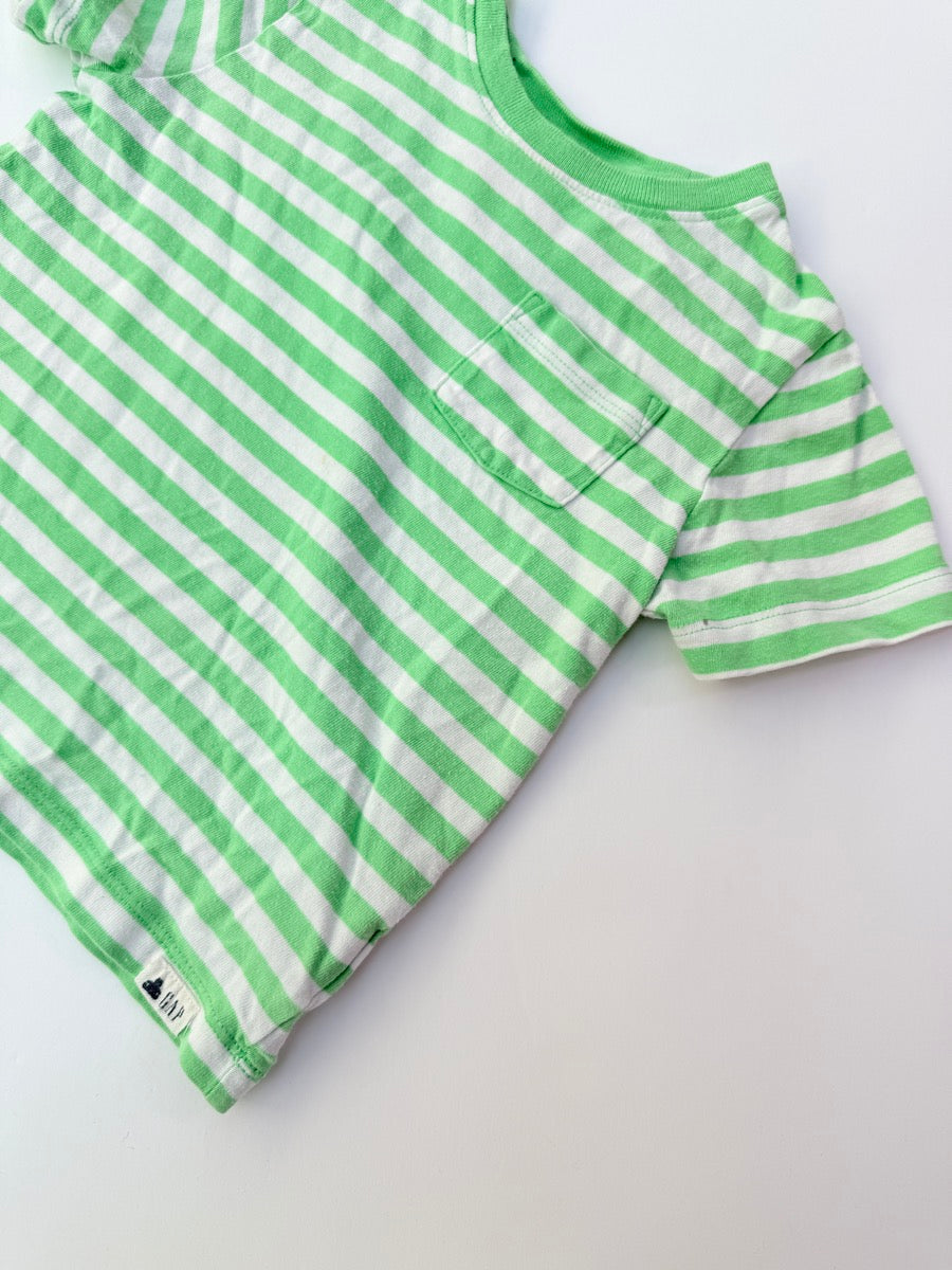 Gap Green Stripe T-Shirt 3T