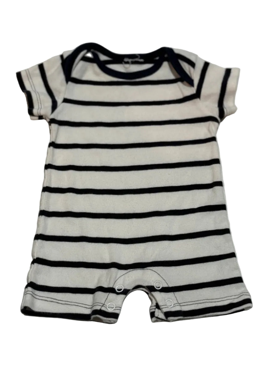 Unknown Navy Stripe Baby Bodysuit 0-3m