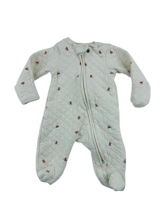Little Planet by Carter's Quilted Bow Sleeper NB