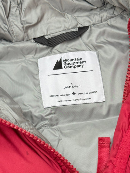Mountain Equipment Co-op Red Down Jacket Size 4