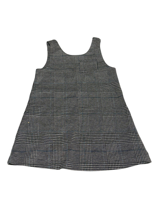 Old Navy Plaid Pinafore Dress 4T