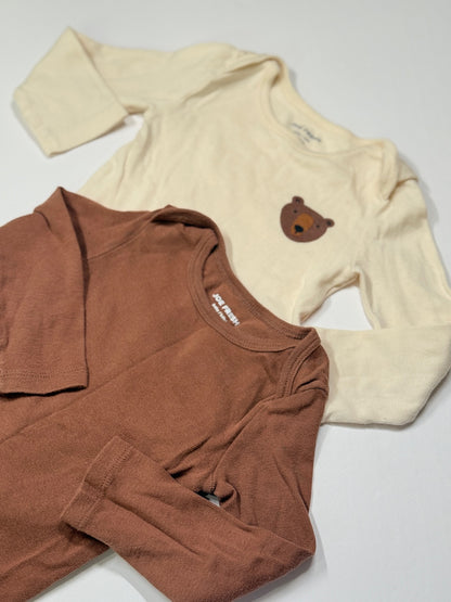Joe Fresh Bear Bodysuit 2-Pack 6-12m
