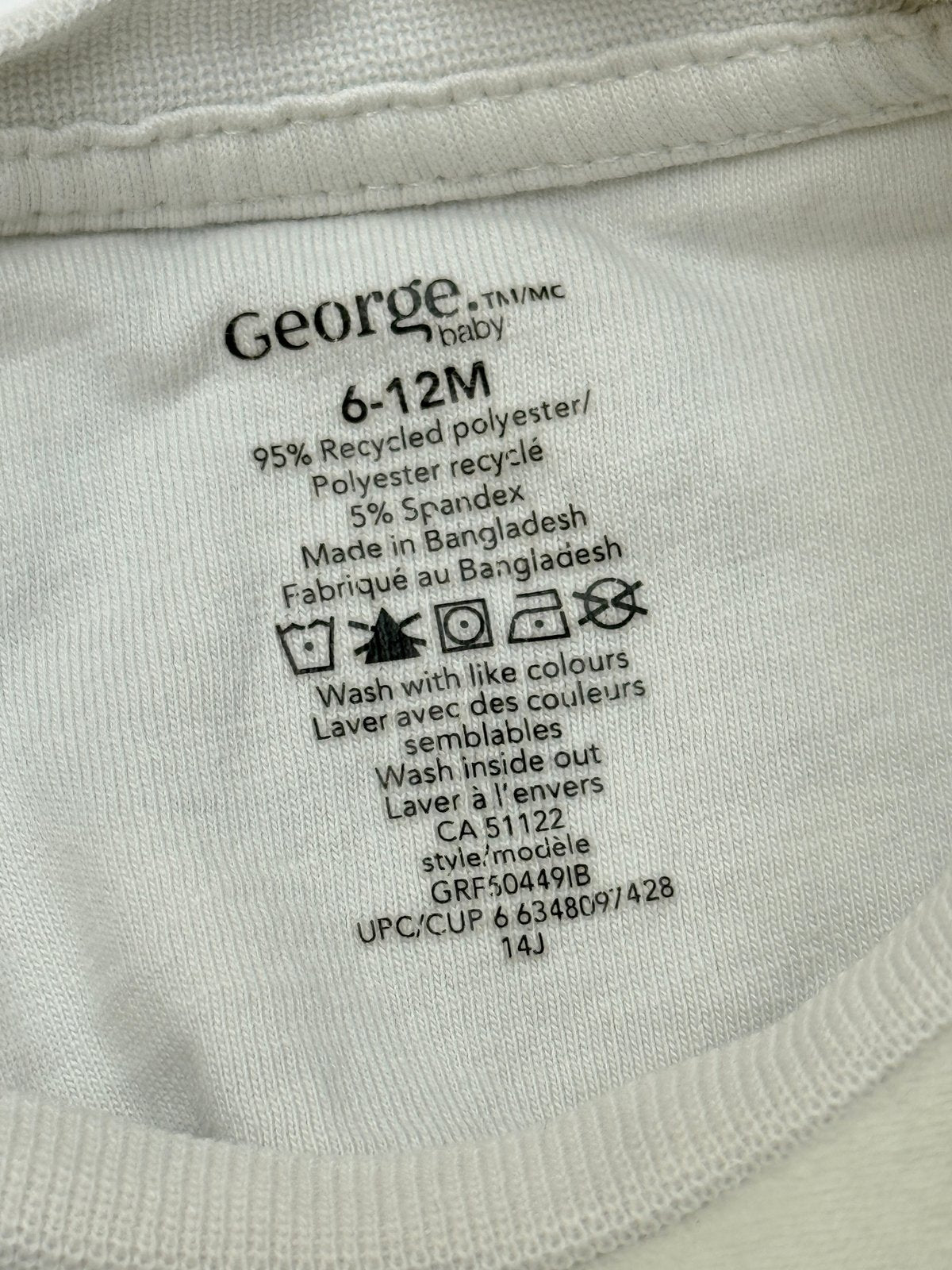 George baby Animal Print Fleece Pajamas 6-12M