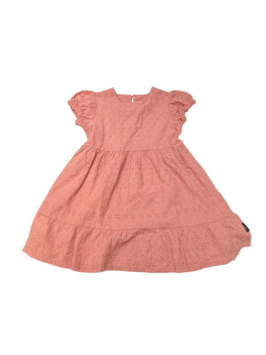 Daily Brat Pink Eyelet Dress 3-4Y