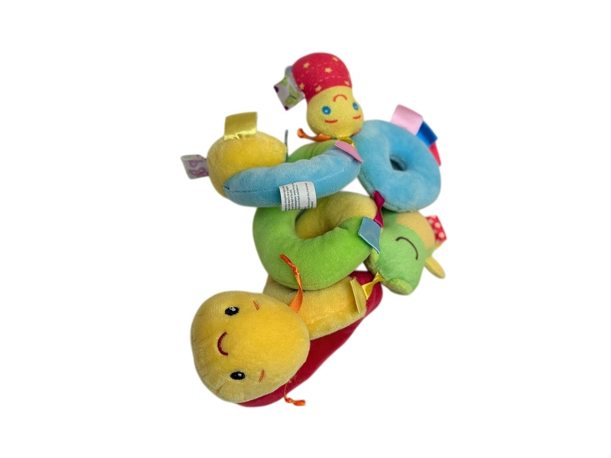 Plush Spiral Caterpillar Activity Toy