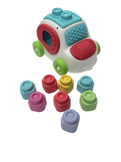 Clementoni Sensory Car Shape Sorter Toy