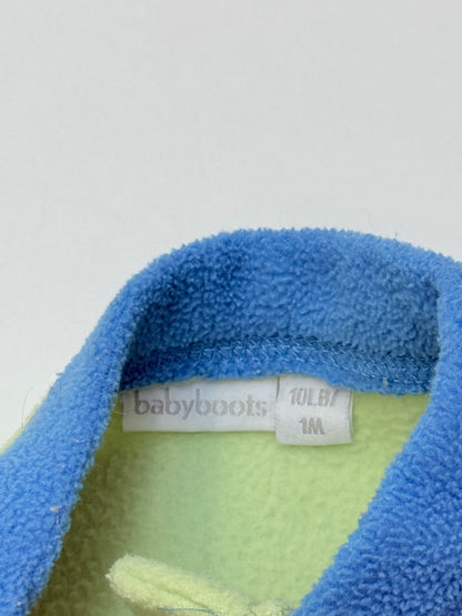 Babyboots Hedgehog Fleece Footed Sleeper 1M