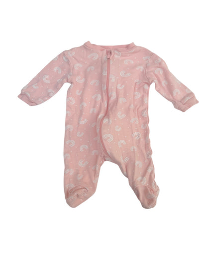 George Baby Pink Rainbow Sleeper Newborn
