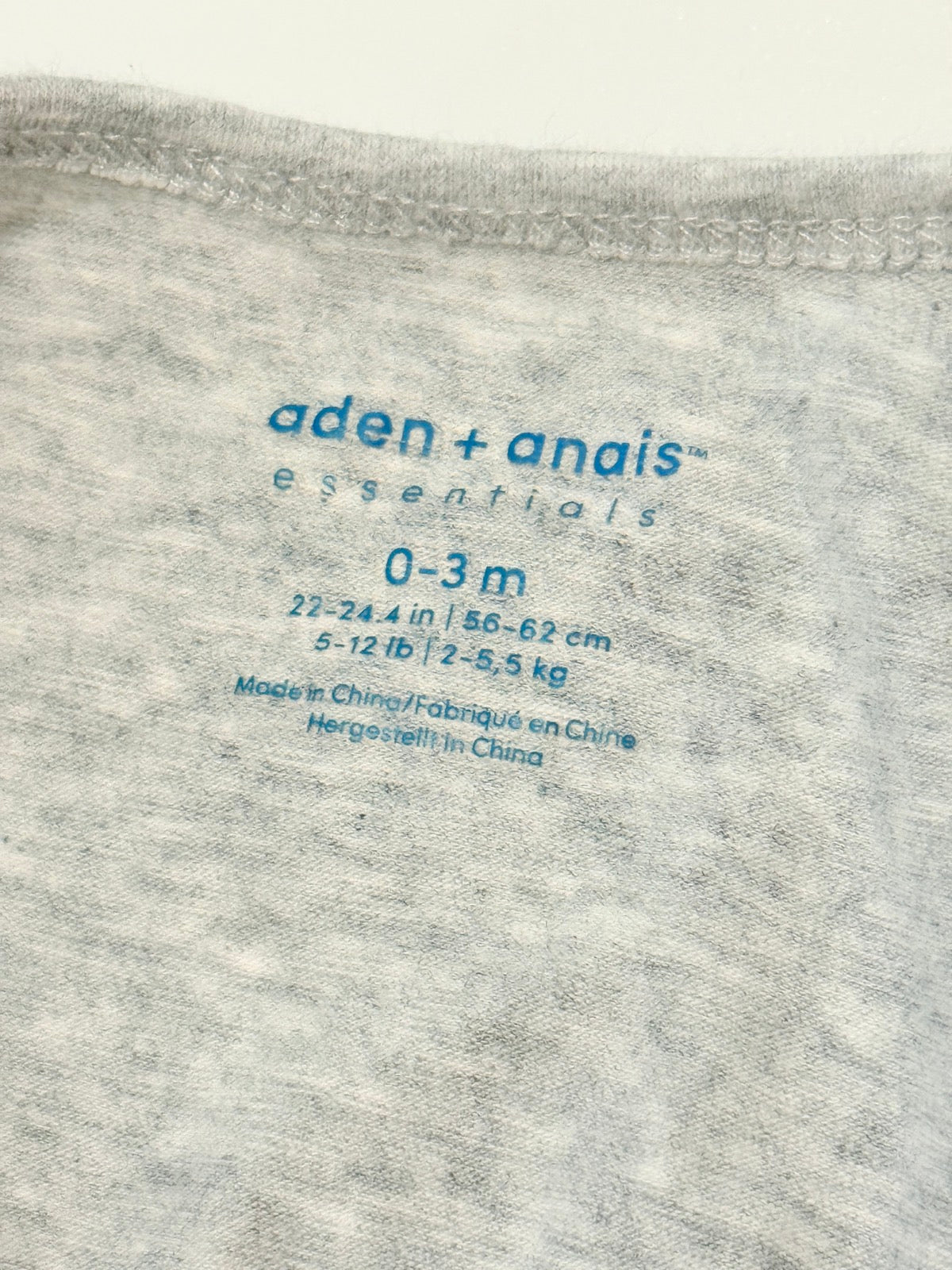 Aden + Anais Essentials Swaddle Sleep Sack 0-3M