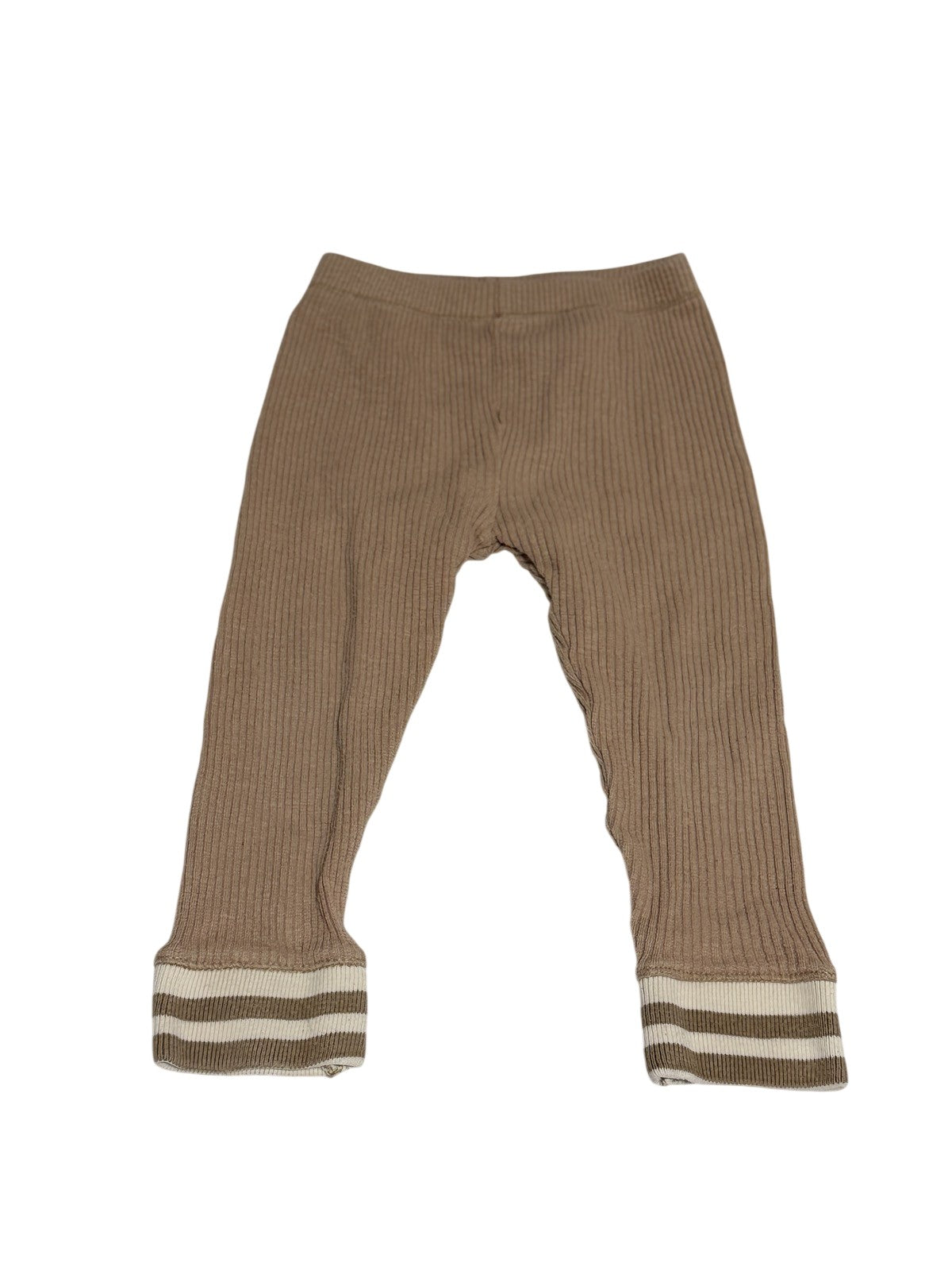 Zara Ribbed Leggings Striped Cuff 18-24M