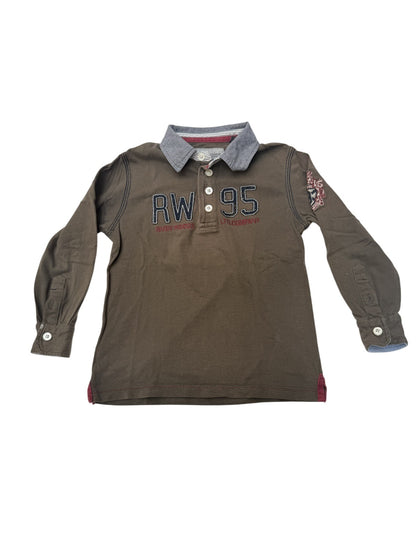River Woods RW95 Long Sleeve Polo Size 6