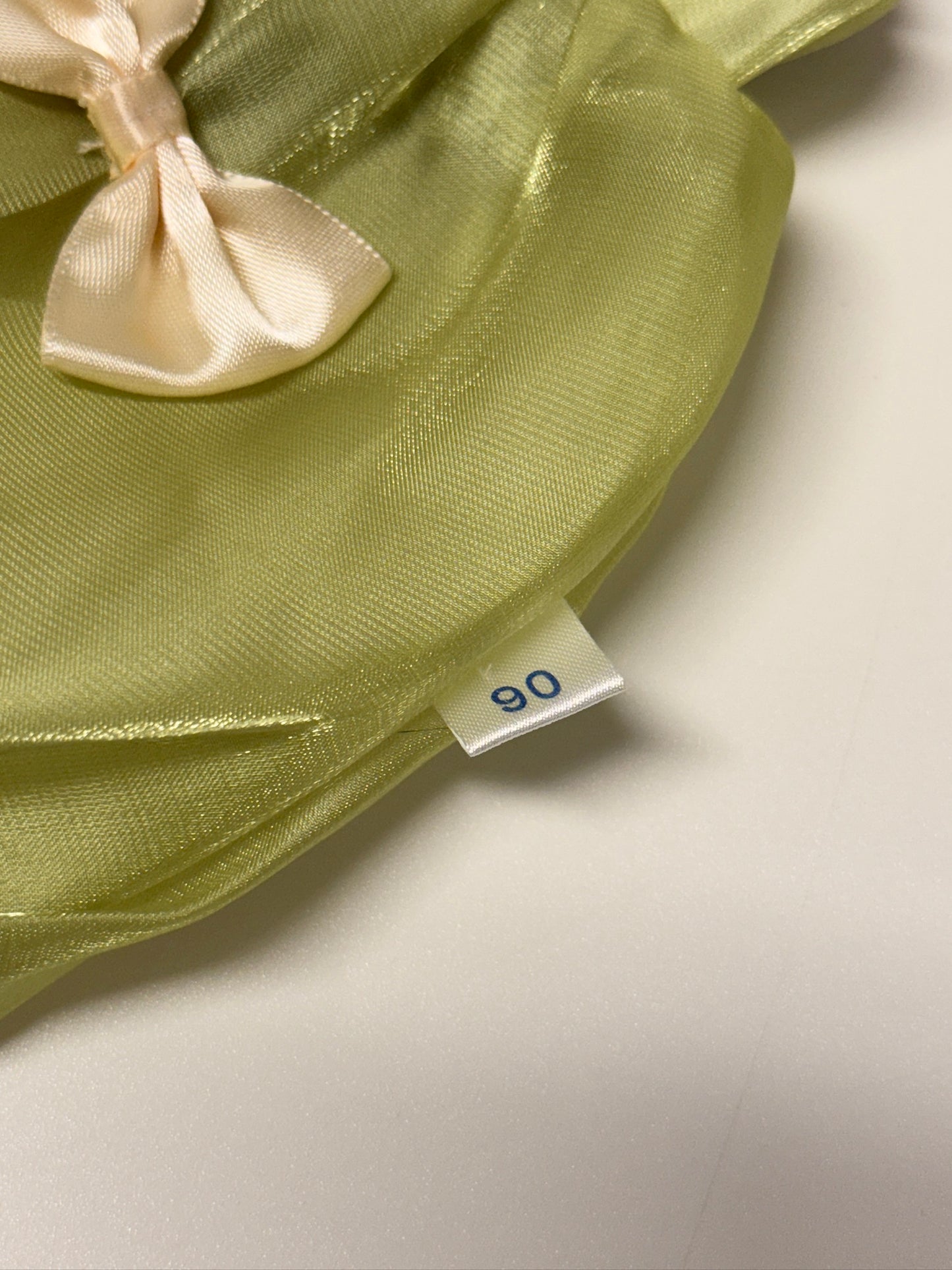 Baby Bubble Bloomers | Light Green with Bows | Size 18–24 Months