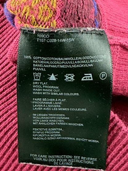 Mexx Magenta Fair Isle Sweater Size 5-6