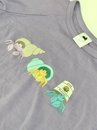 Little & Lively Hermit Crab Sweatshirt 5T 6T