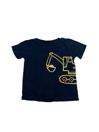Carter's Excavator Navy T-Shirt 12m