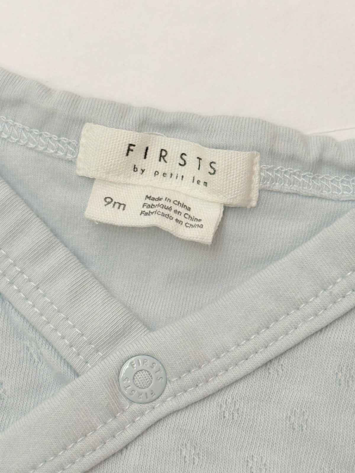 Firsts by Petit Lem Footed Sleeper 9M
