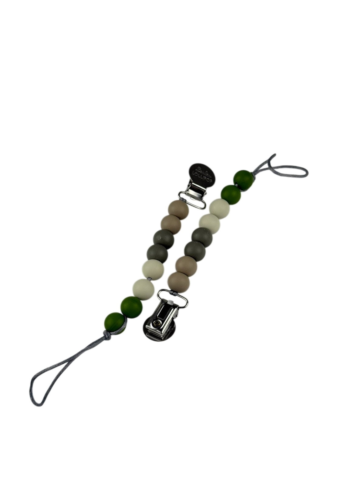 Loulou Lollipop Silicone Bead Pacifier Clip