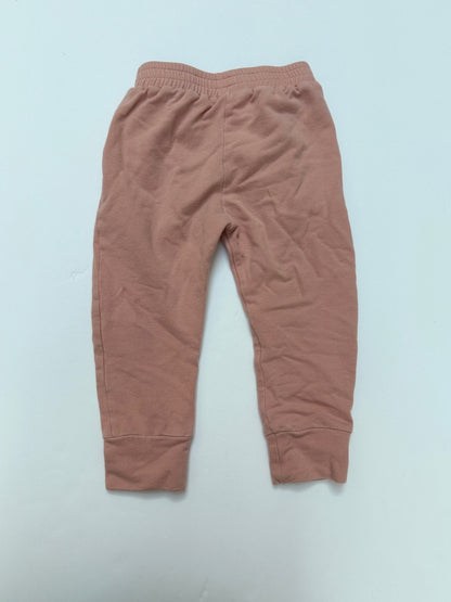 Mebie Baby Pink Jogger Pants 2/3t