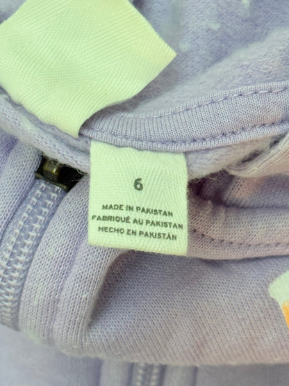 Roxy Girl Zip-Up Hoodie Size 6