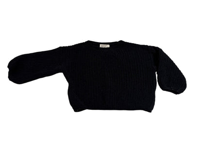 H&M Black Knit Sweater 2-4Y