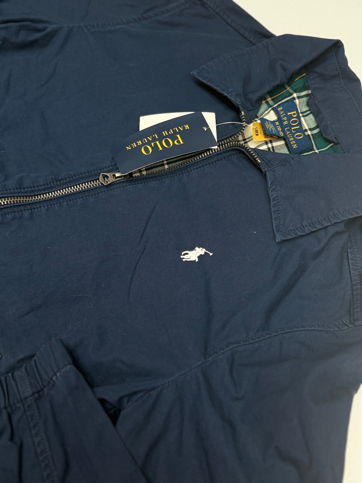 Polo Ralph Lauren Navy Zip Jacket Size M 10-12