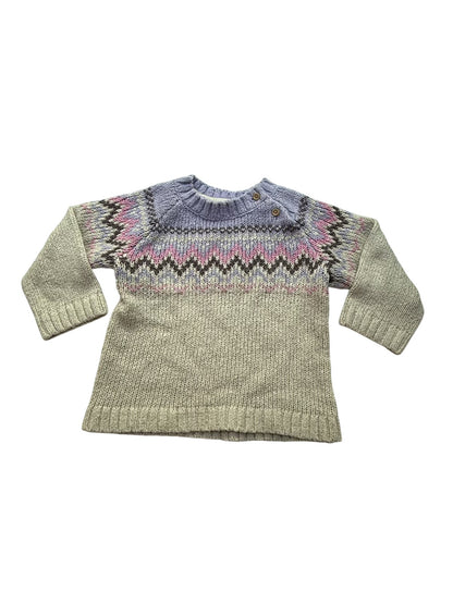 H&M Fair Isle Knit Sweater 18M