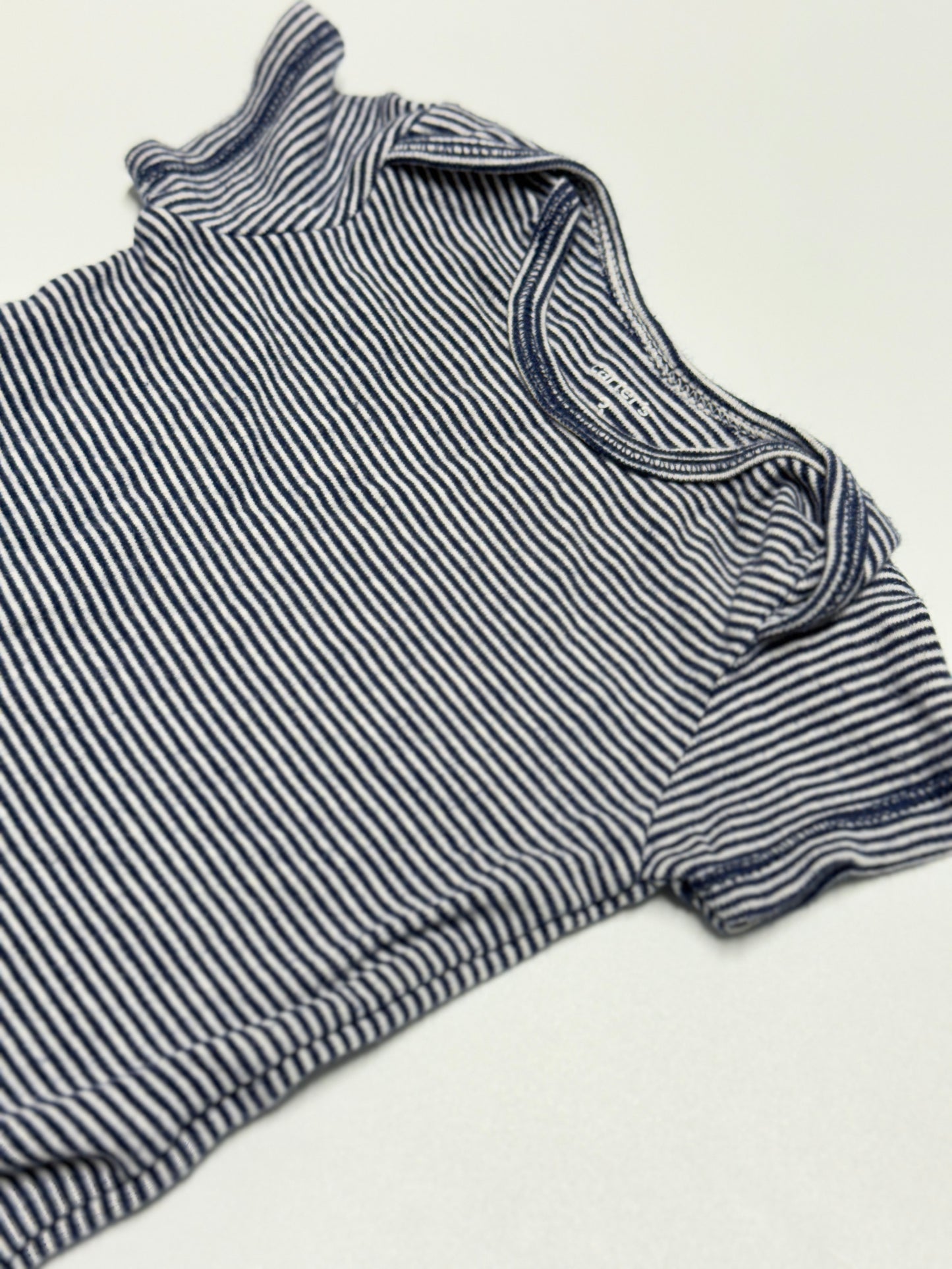 Carter's Dark Striped Onesie 3m