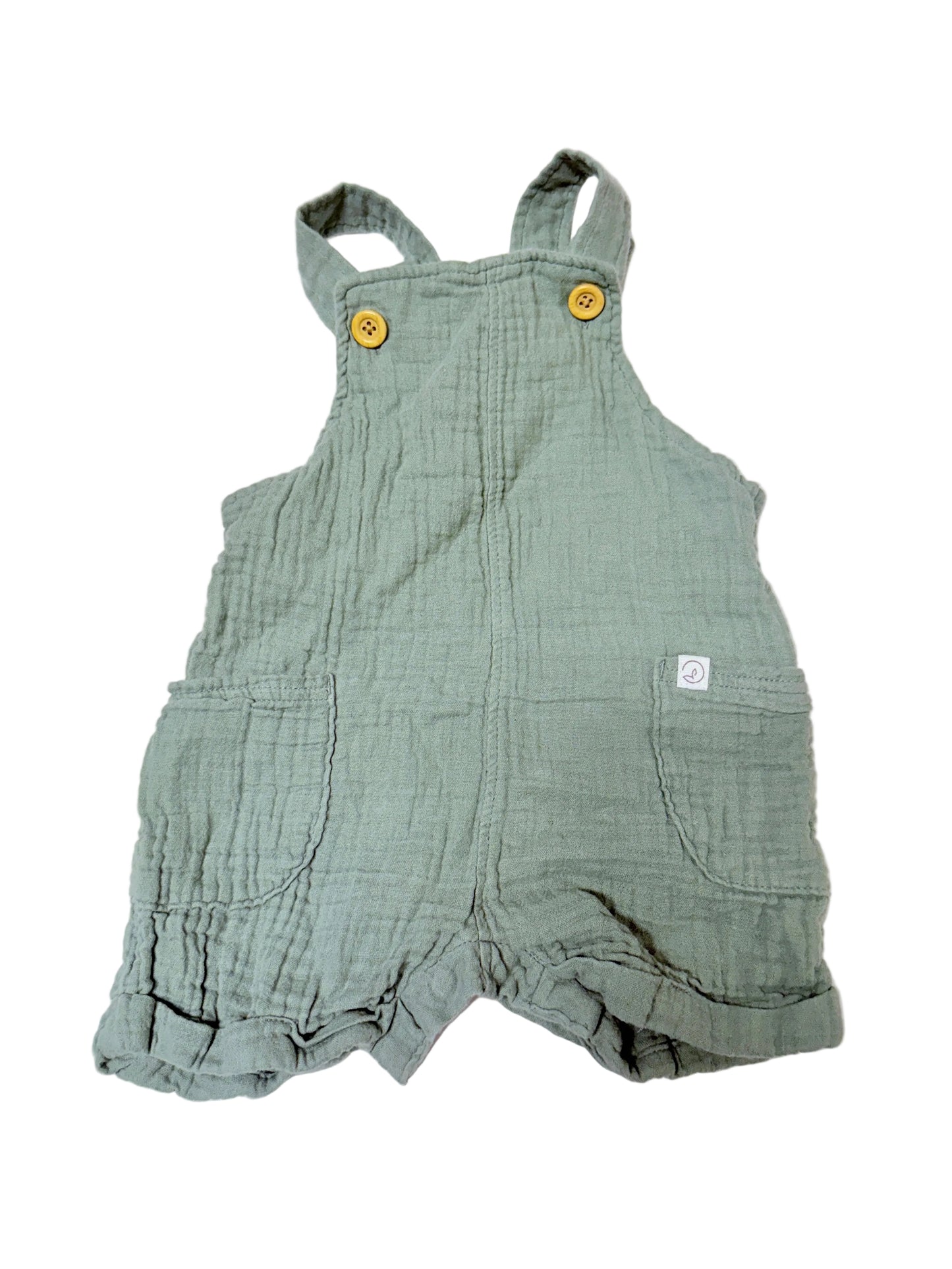 Little Planet by Carter’s Muslin Short Overalls, 12M