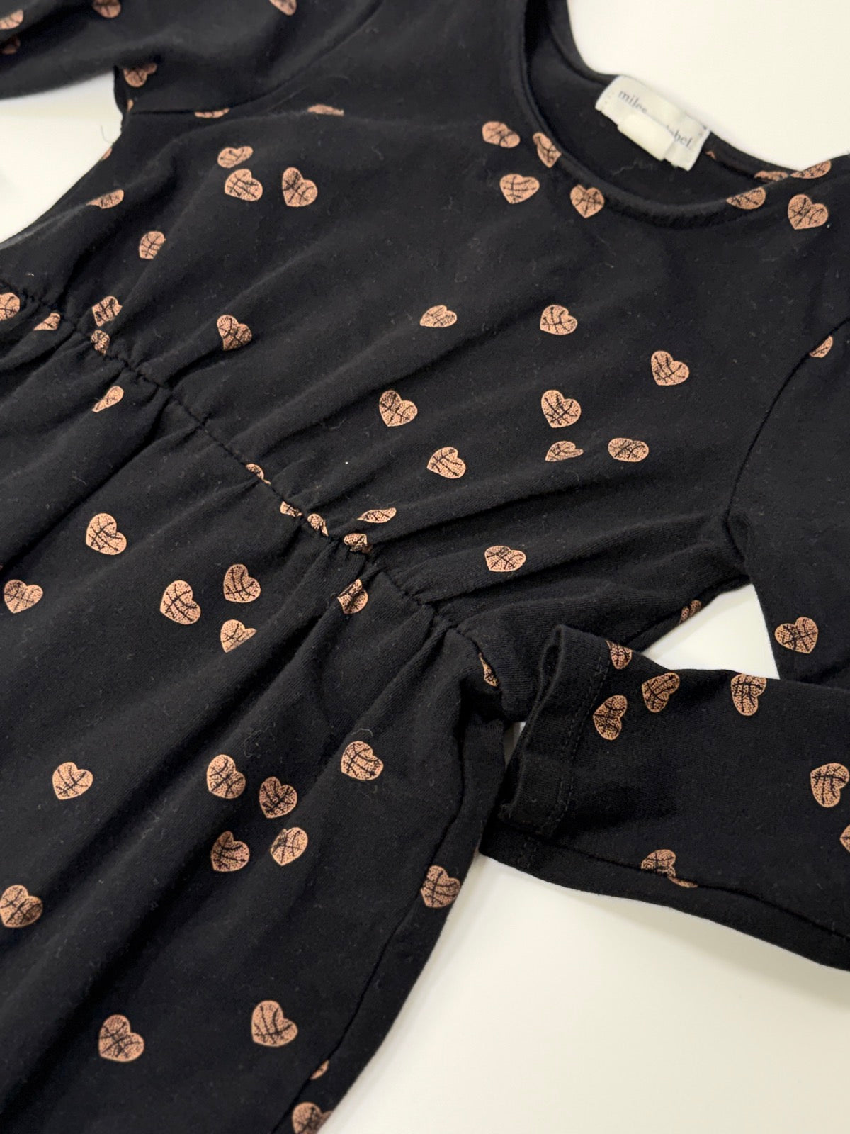 Miles The Label Basketball Heart Dress 2Y