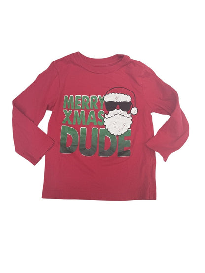 Children's Place Merry Xmas Dude Shirt 2T