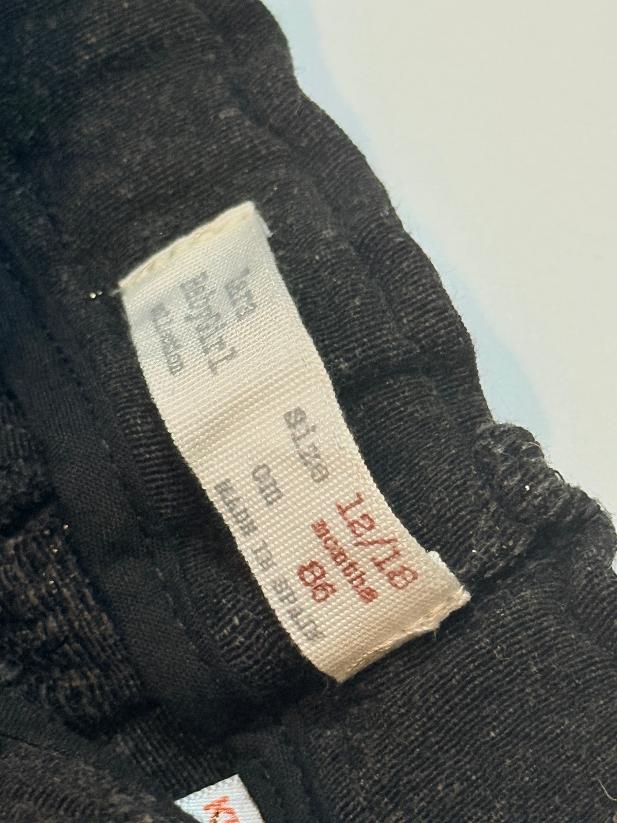 Zara Black Star Shorts 12-18m