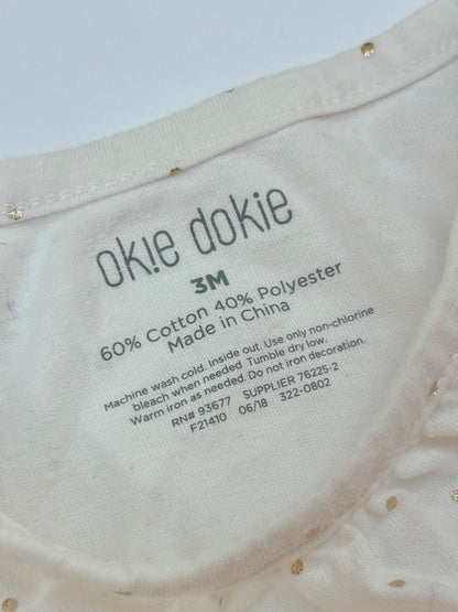Okie Dokie Gold Dot Bodysuit 3M