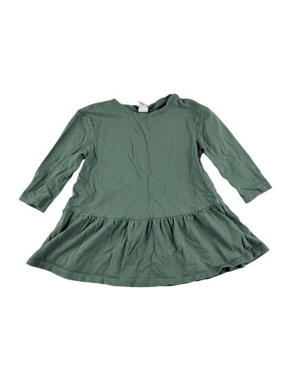 Old Navy Green Peplum Dress 12-18M