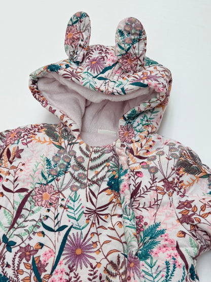 Next Baby Floral Snowsuit 9-12 Months