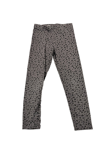 H&M Gray Leopard Print Leggings Size 5-6Y