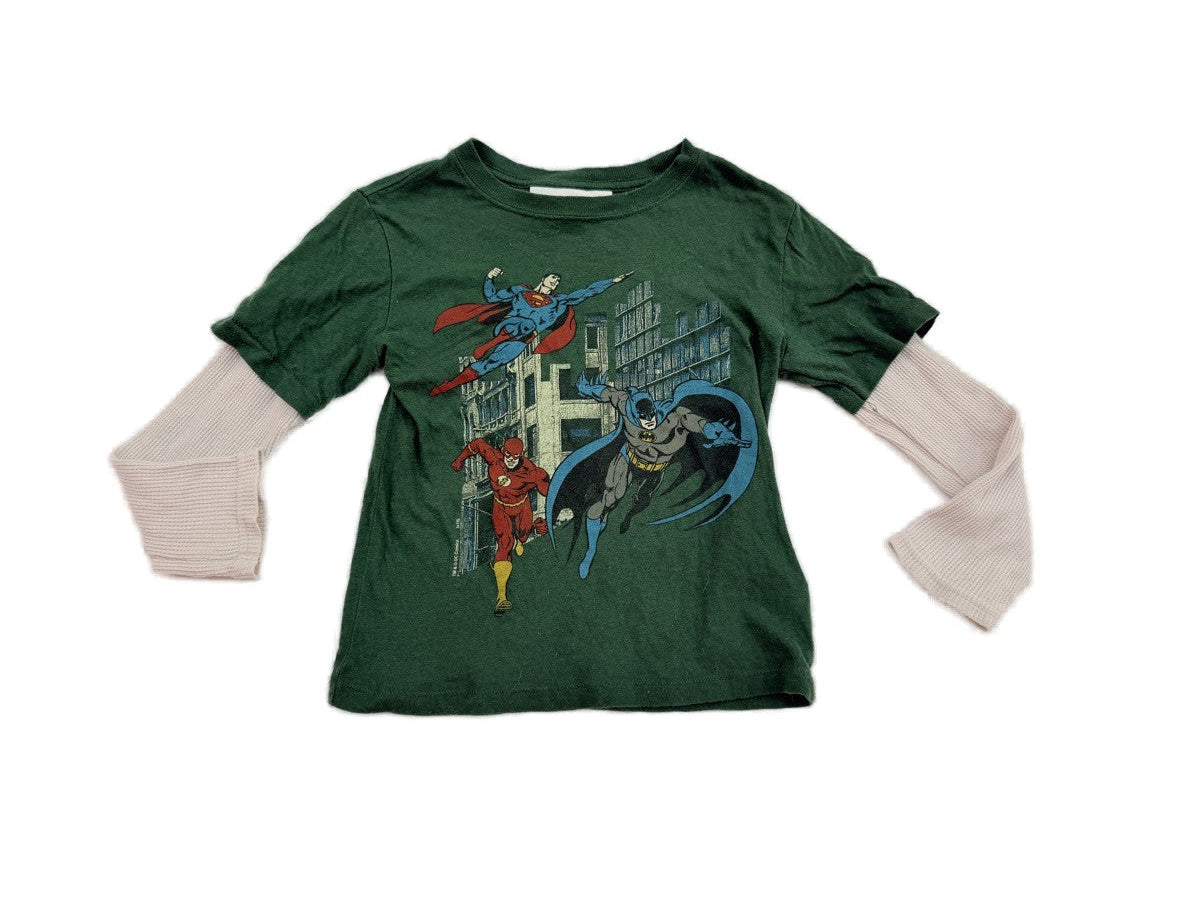 babyGap Junk Food DC Heroes Long Sleeve 3Y