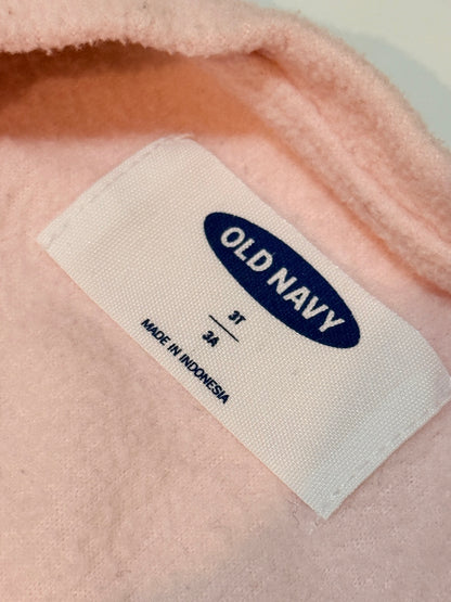 Old Navy Pink Fleece Crossover Sweatshirt 3T