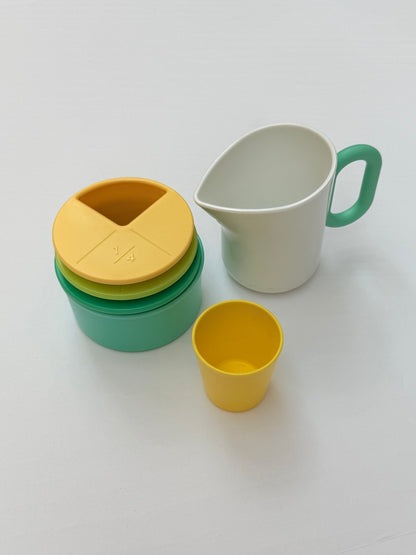 Lovevery Stackable Fraction Cups Set Toy