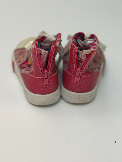 Gabby's Dollhouse Pink High-Top Sneakers Size 9