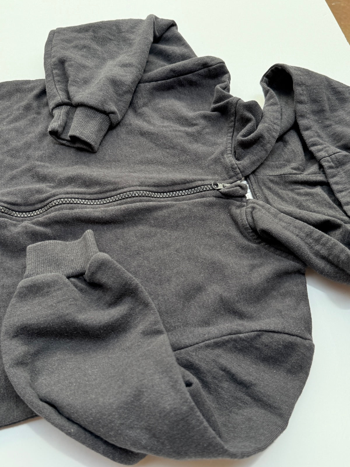 BPC Bonprix Collection Gray Hoodie Jumpsuit Size 7/8
