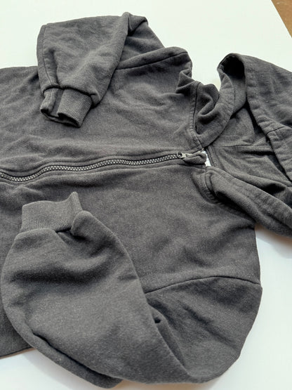 BPC Bonprix Collection Gray Hoodie Jumpsuit Size 7/8