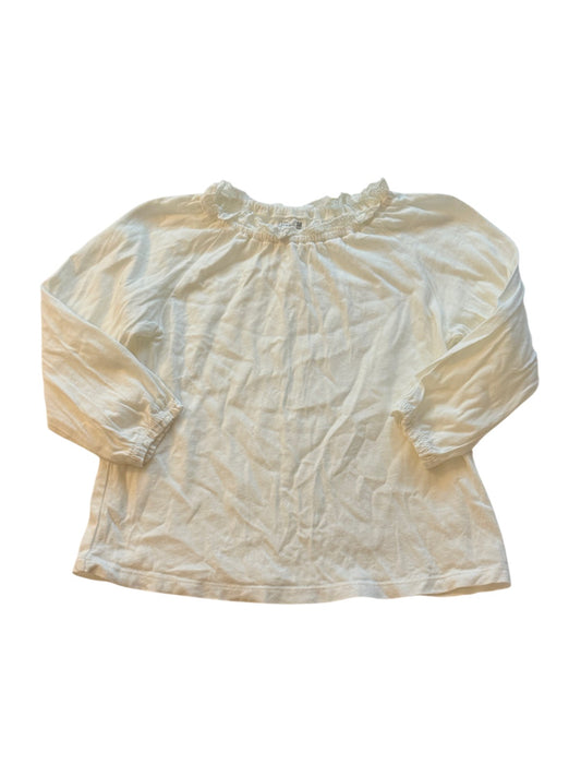 Uniqlo Baby Ruffle Neck Long Sleeve Top 3T