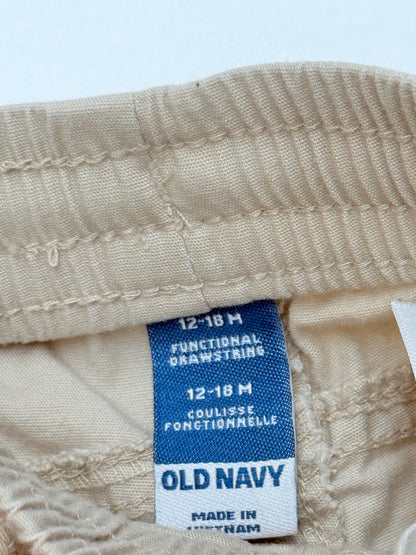 Old Navy Khaki Jogger Pants 12-18M