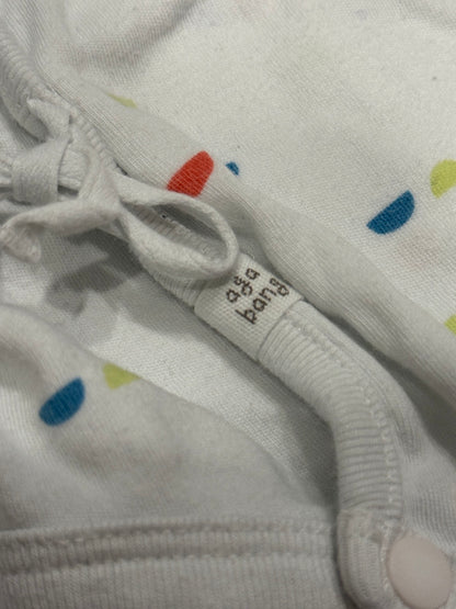 Agabang Confetti Dot Wrap Bodysuit 0-3m