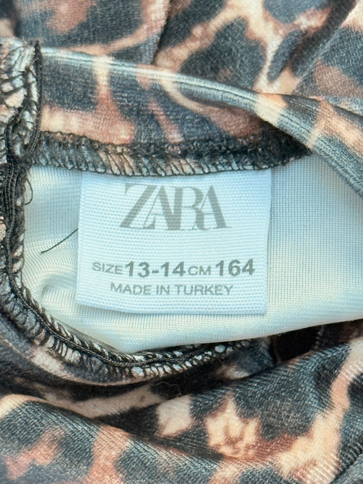 Zara Halloween Leopard Print Romper Size 13-14