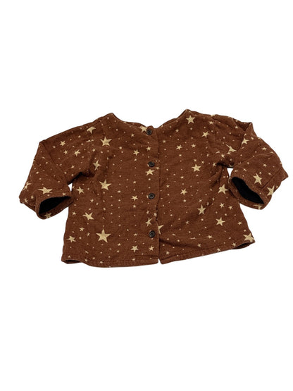 Lilliamo Star Print Fleece Lined Top 12-18m
