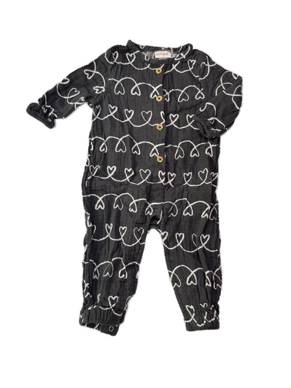 Cat & Jack Baby Heart Print Romper 3-6m