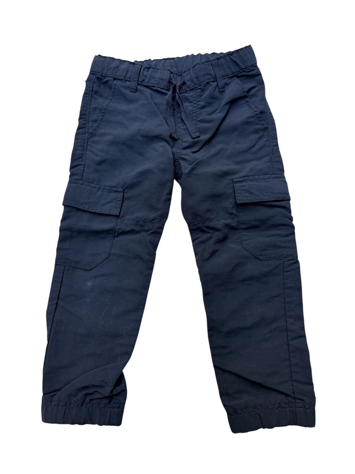 Navy Cargo Joggers Size 5