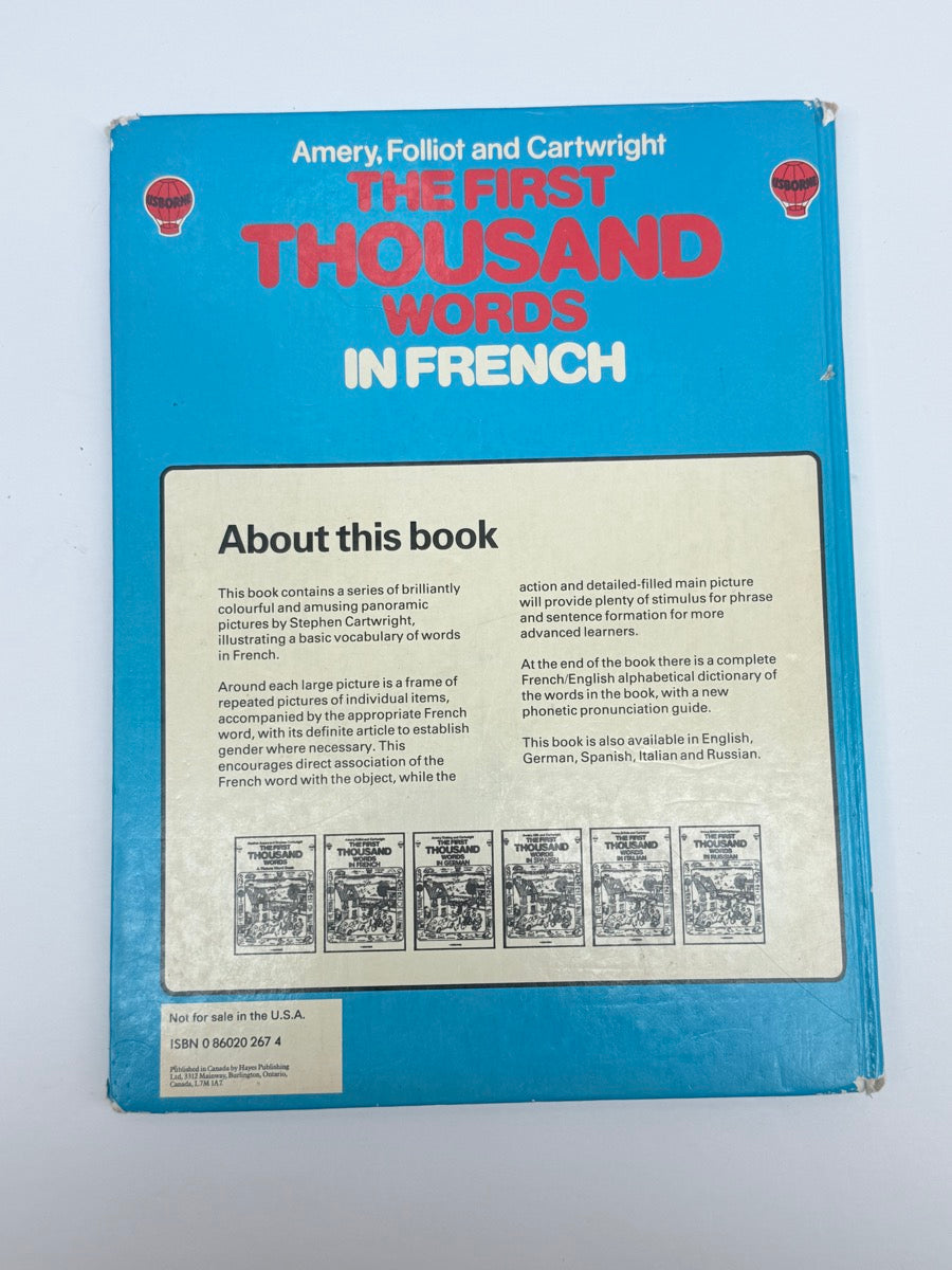 Amery Folliot Cartwright First Thousand Words French