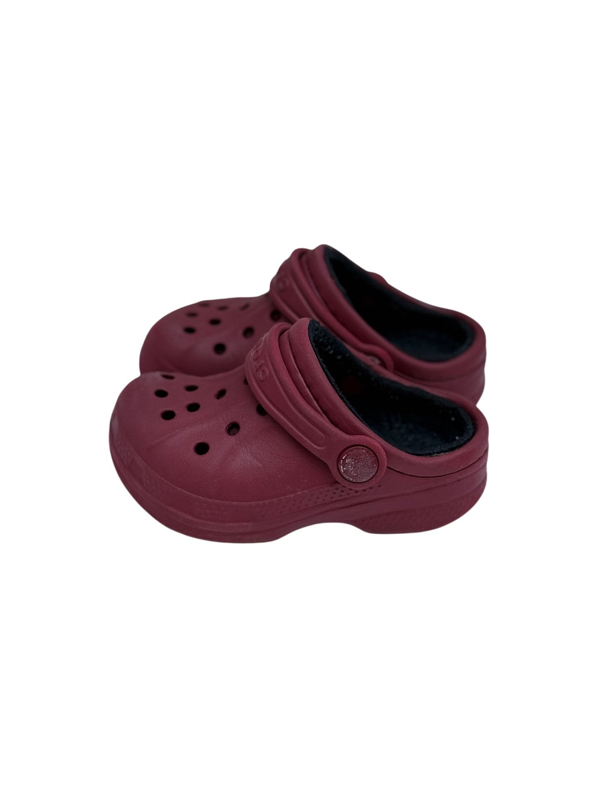 Crocs Classic Lined Clog Toddler C6 Red